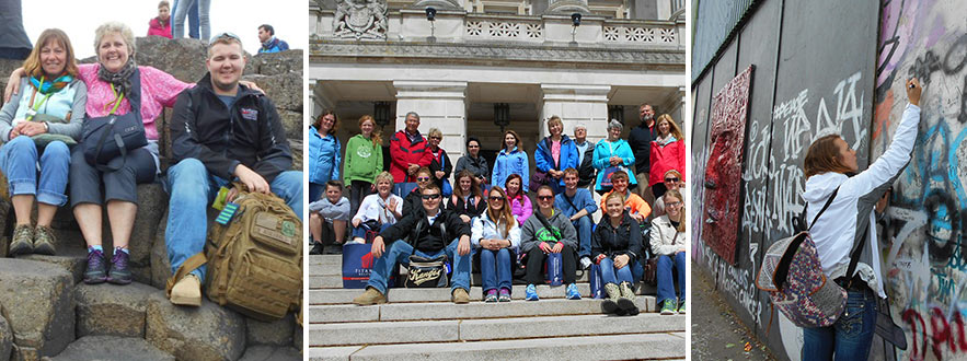 Northeast students visiting Ireland and Scotland in 2015.