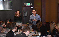 Restaurant owners share insights with Northeast business students