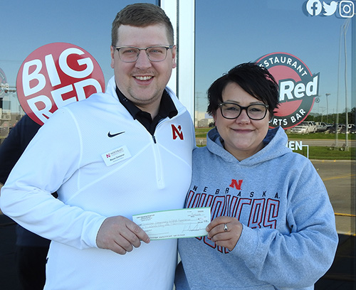 Northeast Foundation Receives Donation from Big Red Restaurant and Sports Bar 