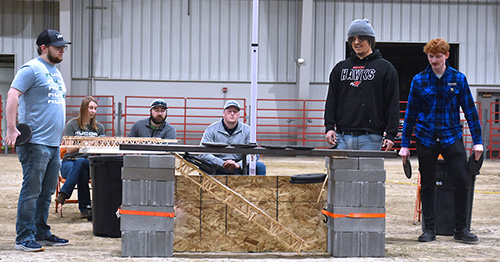 13th annual drafting bridge competition held at Northeast Community College 