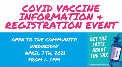Northeast and community partners to host second COVID vaccine information event