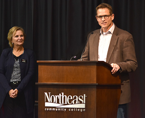 Reigle and Vering recognized with Northeast distinguished service award 