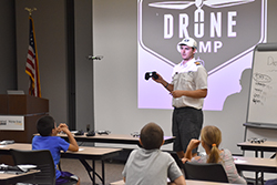 Children learn about drones at Northeast in So. Sioux City