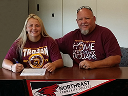 Nevada softball standout signs with Northeast