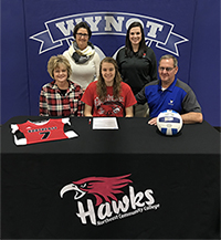 Wynot standout to play volleyball at Northeast