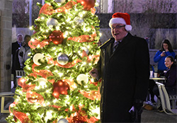 Northeast celebrates the season with the lighting of a holiday tree