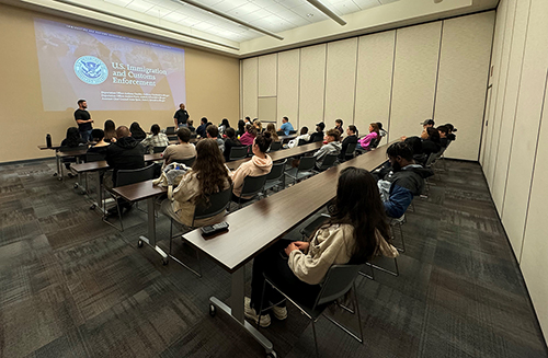 Students Given Opportunity to Learn About Federal Law Enforcement Careers