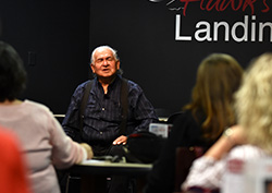 Oglala Lakota storyteller speaks at Northeast