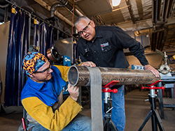 Northeast instructor earns recognition from American Welding Society