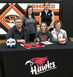 Osmond standout to play volleyball at Northeast
