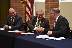 Northeast signs MOU with Mount Marty College