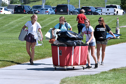 Northeast students begin moving into residence halls this week