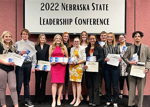 PBL students earn 27 trophies at state conference, qualify for nationals