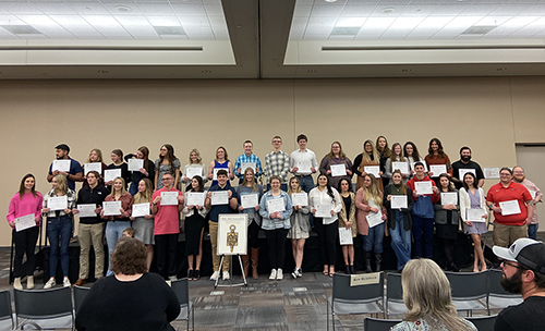 Over 90 Northeast students join PTK honor society