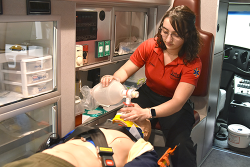 Northeast student inspired to provide care as a paramedic