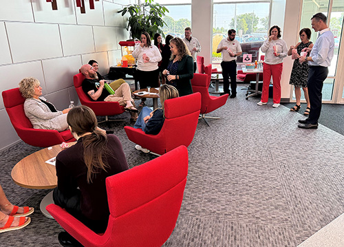 Employees Encouraged to Pop In for a Snack and Talk