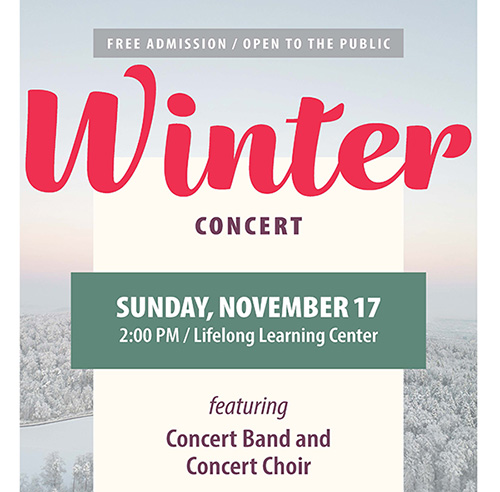 Winter Concert Will Include Some Holiday Selections