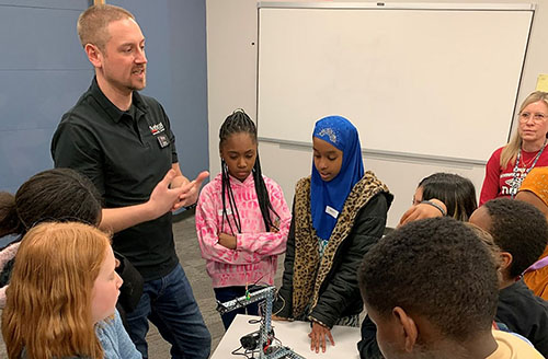 Robotics Outreach held at Sioux City Career Academy