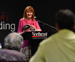Schmitz reads from her works at Northeast event